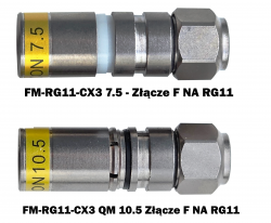 CABELCON FM-RG11-CX3 7.5 & 10.5 QM F na RG11