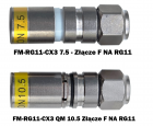 CABELCON FM-RG11-CX3 7.5 & 10.5 QM F na RG11